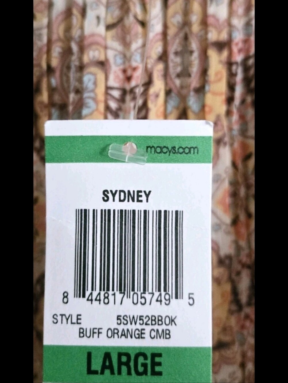 American Rag Mini Skirt Floral Mix Print Lined Elastic Waist Size Large NWT - Picture 9 of 9